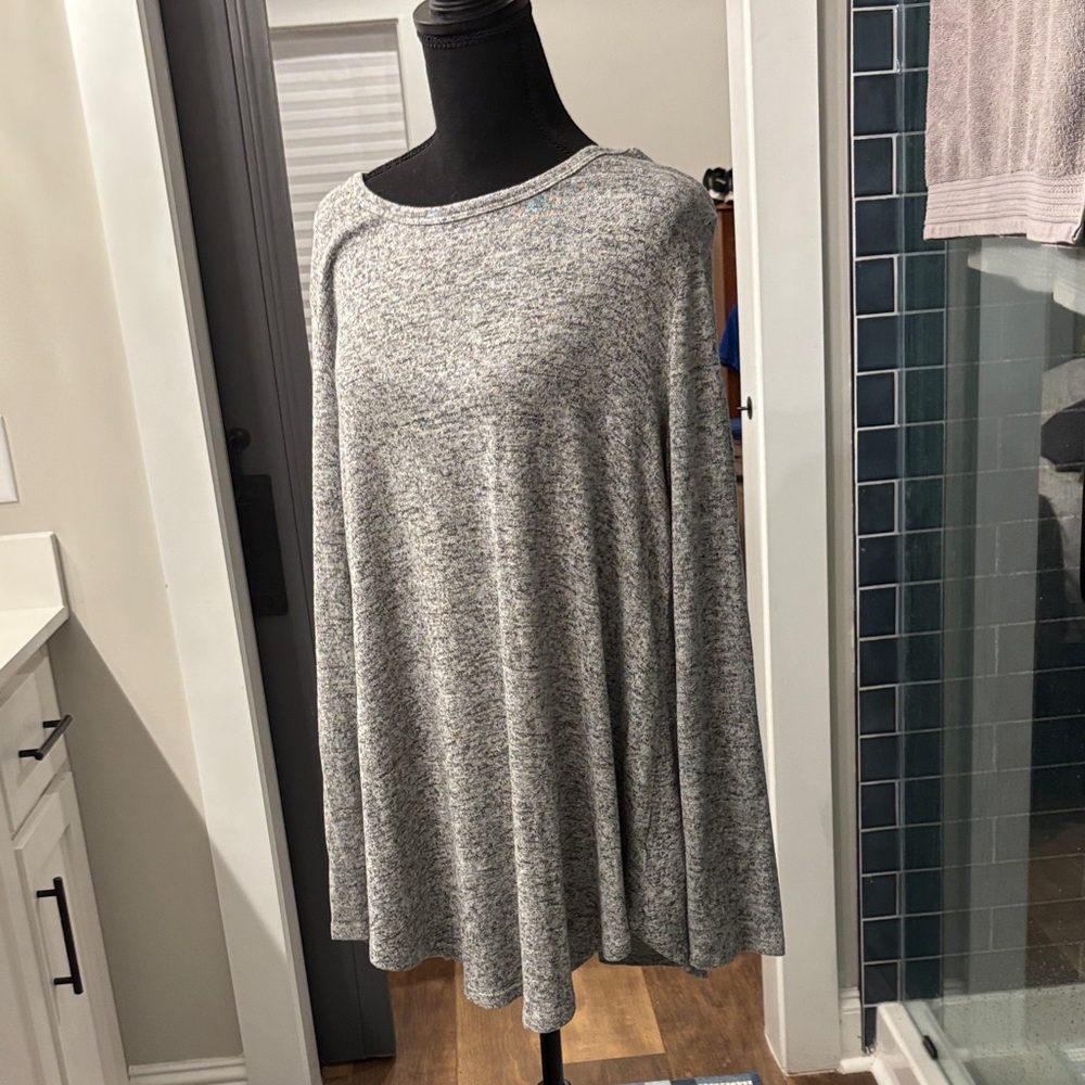 Torrid Gray Tunic Top